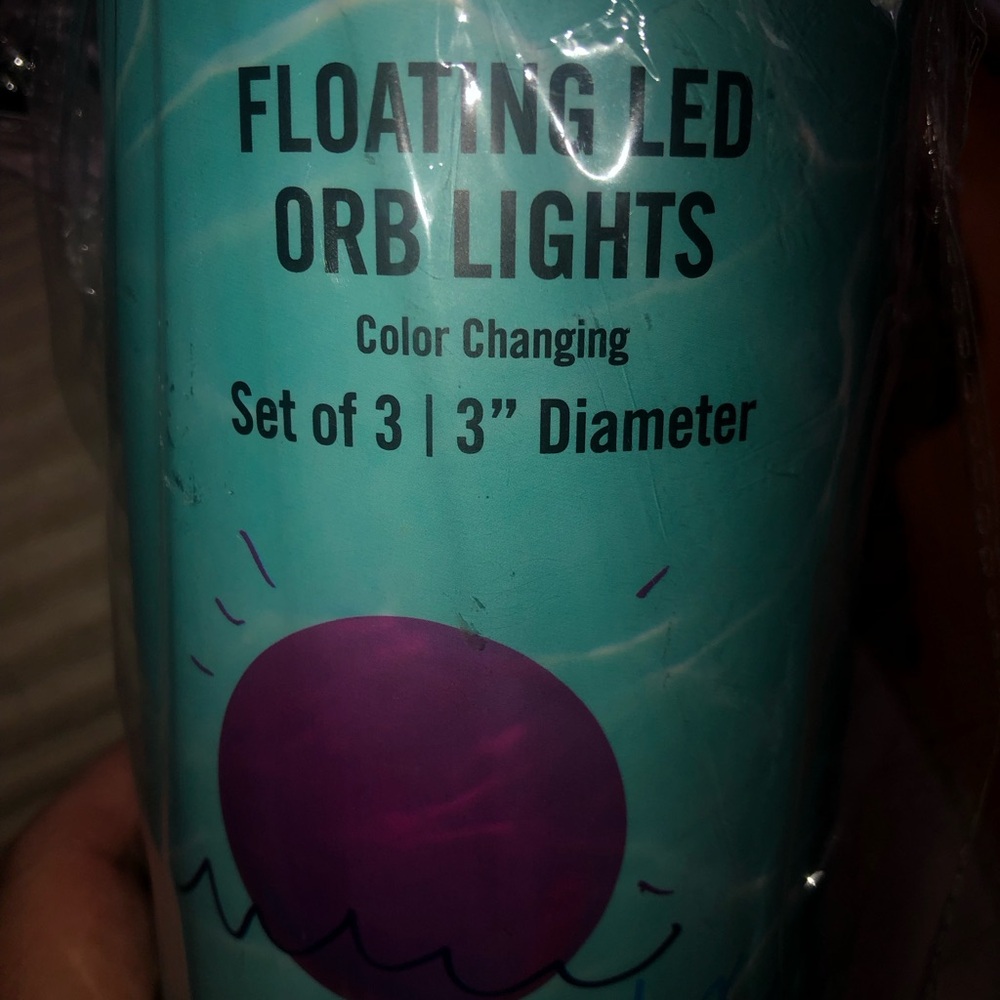Urban Outfitters set of 3 floating orbs
For your pool, bird bath, hot tub